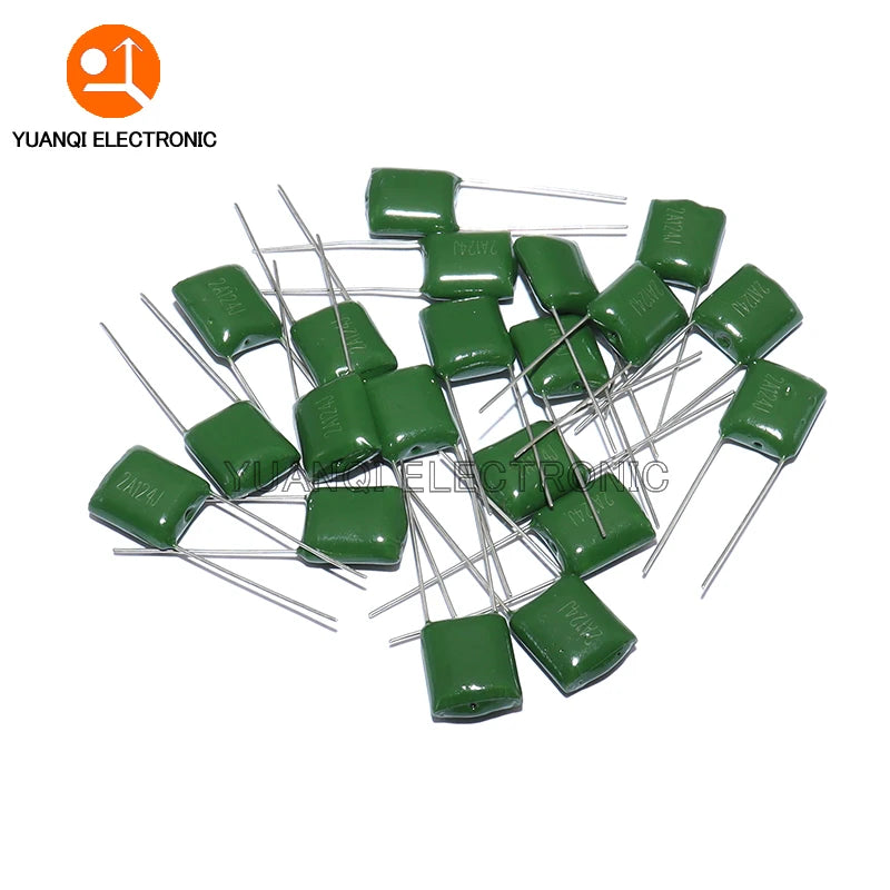 50Pcs 100V Polyester Film Capacitor 330PF 470PF 560PF 102 222 472 103 223 333 473 104 1NF 2.2NF 10NF 22NF 47NF 100NF 0.1UF