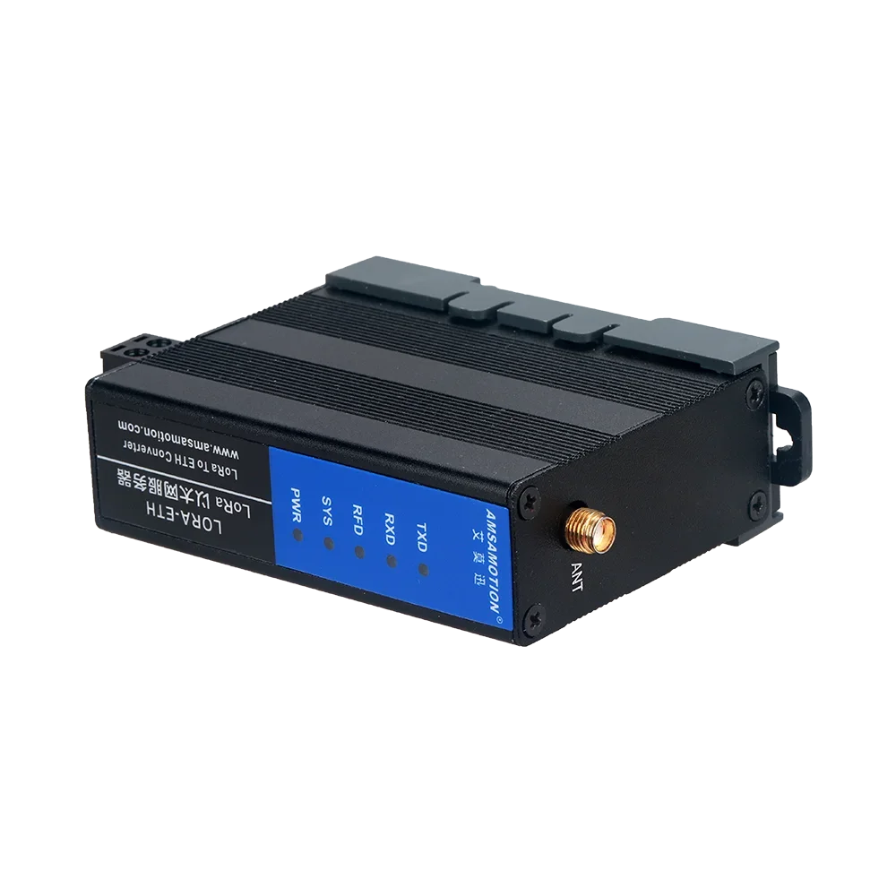 LORA to Ethernet Module LORA-ETH Wireless Remote IO Converter Transmission Signal Data Acquisition Transceiver 3m 10m Antenna