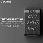 10pcs/lot 2.5V 470uF 9mOhm 7343 Type D T520V477M2R5ATE009 Ultra-Thin SMD Polymer Tantalum Capacitors Low ESR New Original