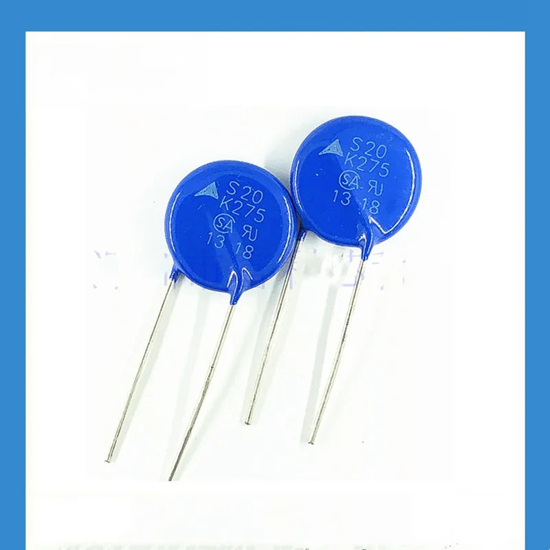 20pcs Varistors S05K/07K/10K/14K/20K Series (250V / 275V / 300VAC), MOV S05K275 S05K300 S07K275 S07K300 S10K275 S10K300 S14K275