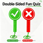 Hand‑Held Yes‑No Signal Paddle With Sound Effect Plastic Electronic Quiz Buzzer Prop For Classroom Trivia Game Interactive Toys