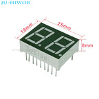 10pcs 18Pins 5261AB 5261BB 0.56 Inch 2 Digit Bits 7 Segment Blue LED Digital Display Digitron Common Anode Cathode C-A C-C