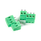 (10 pcs) KF128 5.0mm 5.08mm Straight Plug 300V 10A 5.0 / 5.08 Pitch Screw Type PCB Terminal Block Splicable 2-3Pin JM128