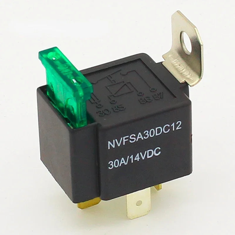 FORWARD relays top grade quality 4 pin 30A auto relay with fuse, coil voltage 12VDC relais