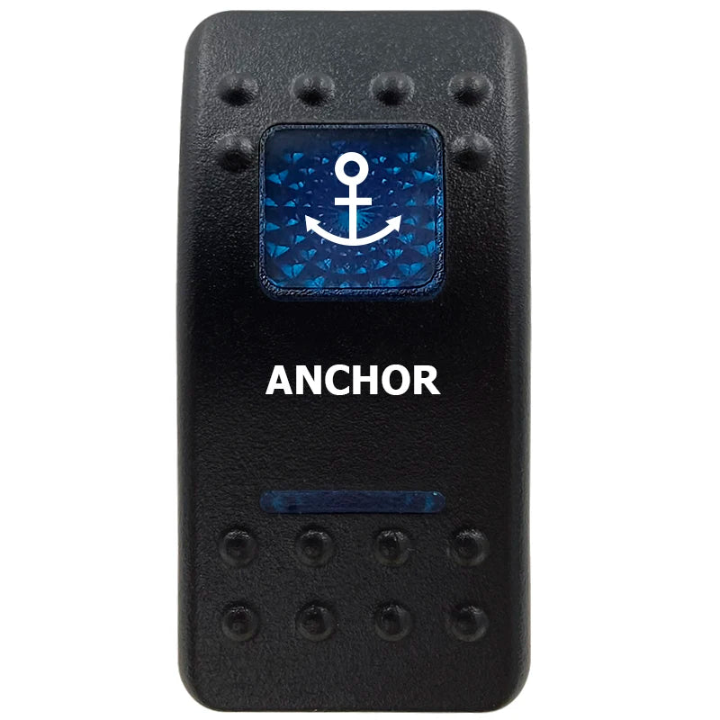 12V Marine Grade Rocker Switch SPST/ON OFF, DPDT/(ON) OFF (ON) Blue Led Light Bar for Carling ARB NARVA Replace Waterproof IP66