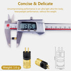 OKCSC Earphone Connecter 0.78MM 2 PIN Male to MMCX Female Adapter for TFZ UE18 JH13/16 W4R UM3X 1964 Earphones Earsets