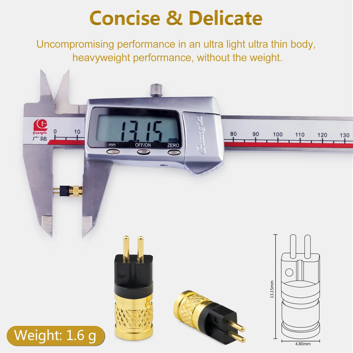 OKCSC Earphone Connecter 0.78MM 2 PIN Male to MMCX Female Adapter for TFZ UE18 JH13/16 W4R UM3X 1964 Earphones Earsets