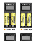 LiitoKala Lii-PD4/PD2 AC PD Charger LCD Fast Charging 4/2-Bay for 21700/18650/AA/AAA Multi-Protection Auto-Detect