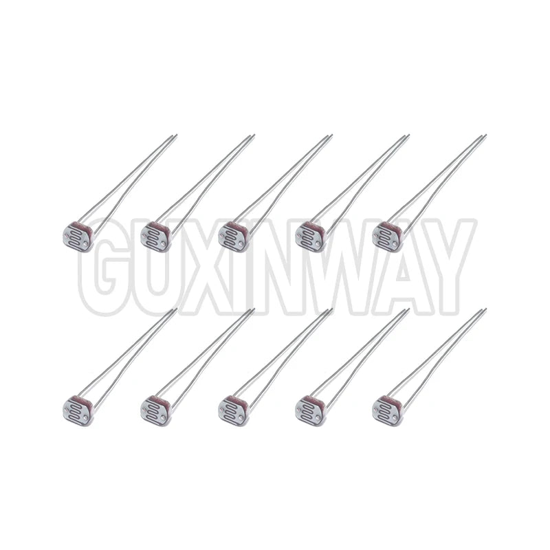 50PCS/lot LDR Photo Light Sensitive Resistor Photoelectric Photoresistor 5528 5506 5516 5537 5539 GL5528 For Arduino