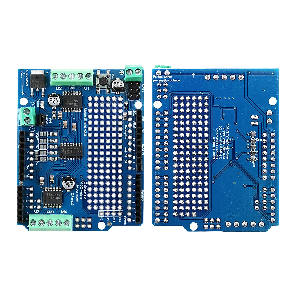Motor Drive Expansion Board Shield V2 DC Stepper Motor Drive Module TB6612FNG I2C for Mega R3 Arduino Robot