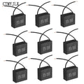 10pcs CBB61 Fan Starting Capacitor 450V 0.8/1/1.2/1.5/2/2.5/3/3.5/4/4.5/5/6/7/8/10/12/14/15/16/20/25UF For Range Hood 400V 500V