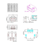 10sets Sh1.0 Jst1.25 Ph2.0 Xh2.54 Sh/jst/zh/ph/xh Horizontal / Vertical Smd Pin Header + Housing + Terminal Set 2.54mm