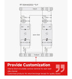 ENMG DC Inline 2 4 6 8 10 12 16-Way Solid State Relay Module RT-SSK Non-contact DC PLC AC Amplifier Board 5-24V Fuse Protections