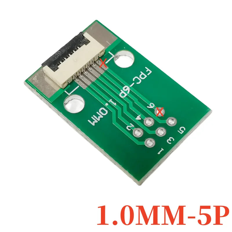FPC FFC Flexible Cable Adapter Board 1.0mm Pitch Connector SMT to 2.54mm 4/5/6/7/8/9/10/12/14/15/16/18/20/22/24/26/28/30/32/40P