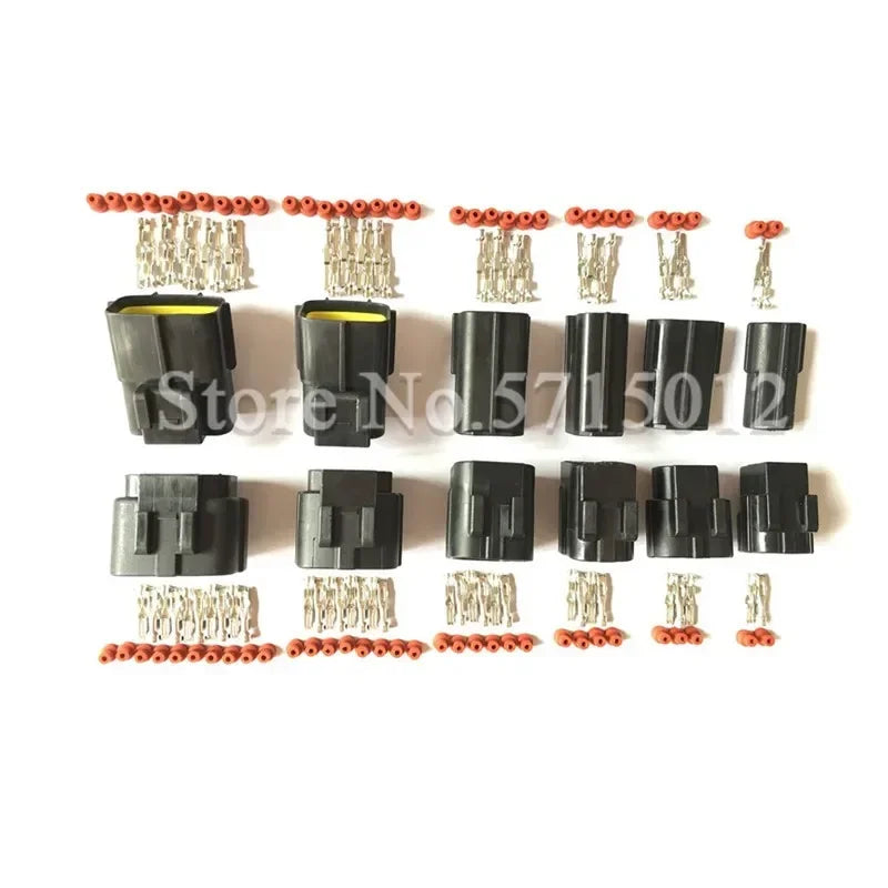Denso 2/3/4/6/8/10/12 Hole Way Waterproof Wire Connector Plug Car Auto Sealed Electrical Set Car Truck Connector