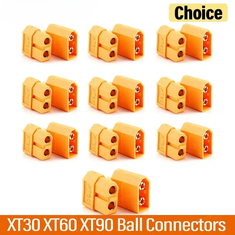 XT60 XT-60 Male Female XT30 XT90 Ball 1/5/10 Pair Connectors Plug T Plug For RC Lipo Battery Rc Drone Airplane Car Accessories