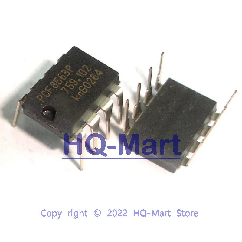 10 PCS PCF8563P DIP-8 8563P PCF8563 Real-Time Clock/Calendar Chip IC