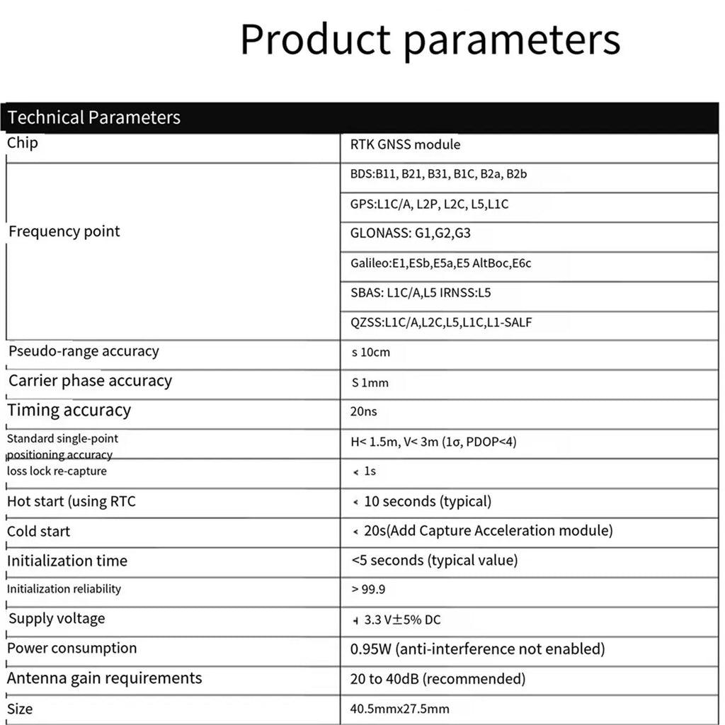 GNSS Module K902 Sinan RTK Full-Band RTK GNSS Module Beidou GPS High Precisions Positioning