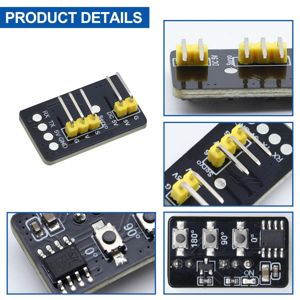1PC Servo Motor Angle Test Module +1PC SG90 180 Degree Servo Motor For Arduino Robot DIY Electronic Components