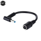 7.4mmx5.0mm Female To 4.5mmx3.0mm Male Charger Adapter Power Connector Converter Cable DC Jack For HP Envy Pavilion G1 G2 G3