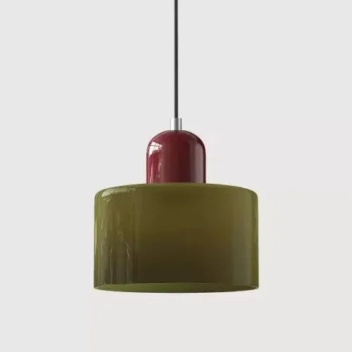 Vintage Stained Glass Chandelier Small Bedside Dining Room Light E27 Pink Orange Green White Home Decorative Lighting Fixture