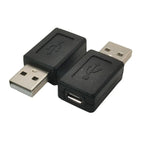 USB 2.0 Adapter Mini Micro USB Male to Female Type B USB Extension Cable