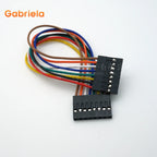 10PCS 2.54MM 2.54 Wire Dupont Line female to female 1P2 3 4 5 6 7 8 9 10 12 Pin Dupont cable connector JUMPER CABLE WIRE FOR PCB
