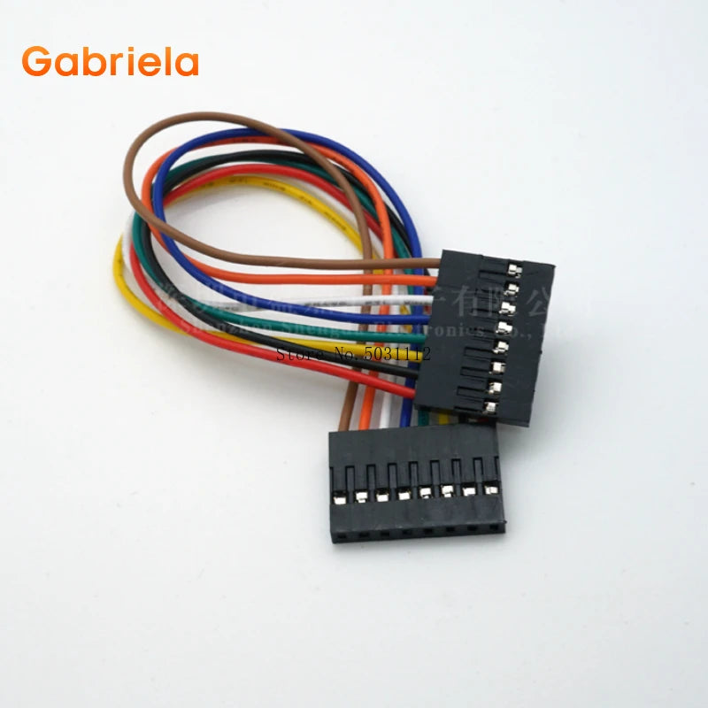 10PCS 2.54MM 2.54 Wire Dupont Line female to female 1P2 3 4 5 6 7 8 9 10 12 Pin Dupont cable connector JUMPER CABLE WIRE FOR PCB