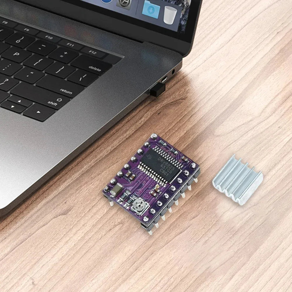 A4988 DRV8825 Stepper Motor Drive Module with Heat Sink Motor Driver Control Extension Shield Module for Ramps 1.4 StepStick