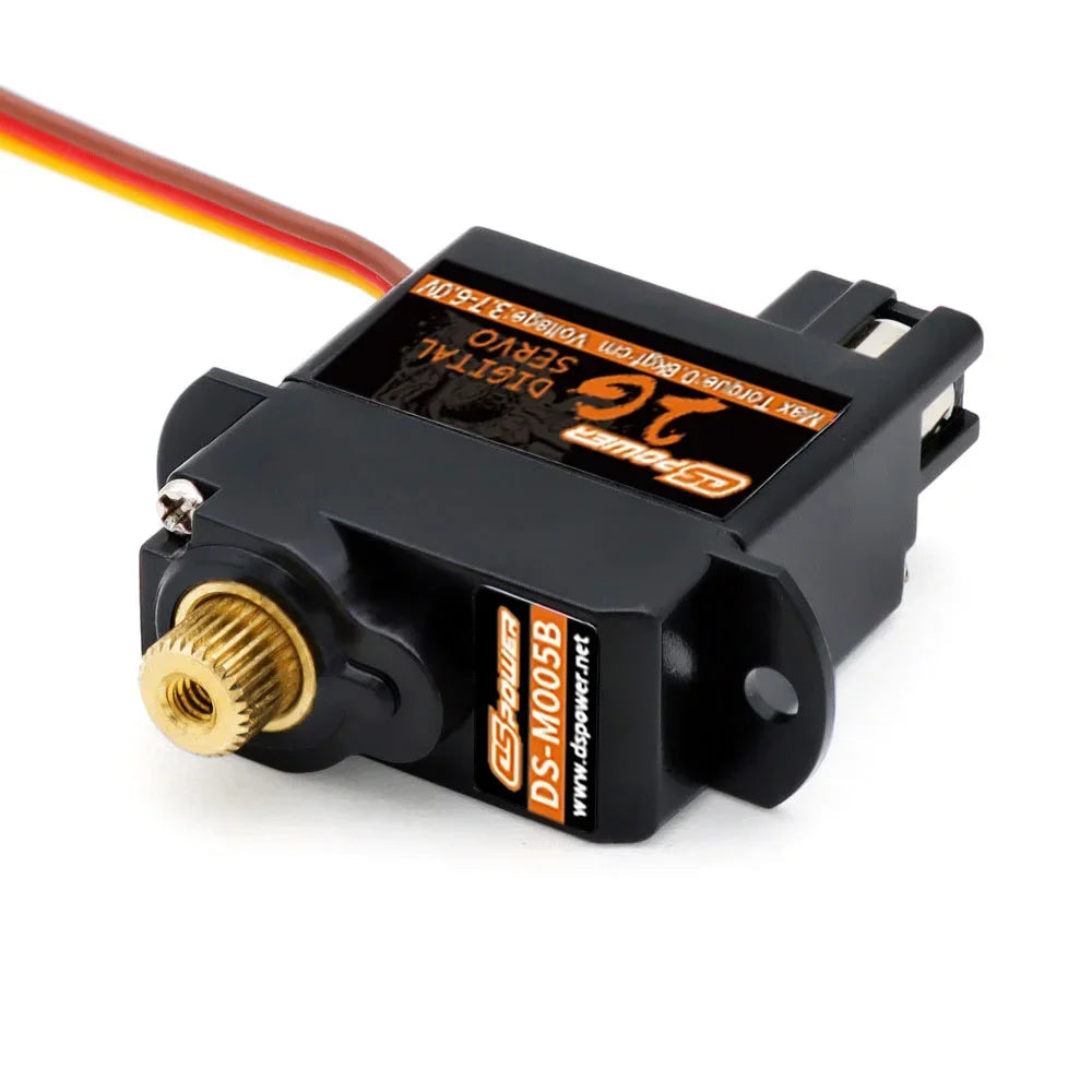 DSPOWER 2g Plastic/Metal Gear Motor Mini Micro Servos for RC Car Airplanes Fixed-wing Quadcopter Boat Plane Robot Wltoys Axial