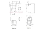 5PCS 0.28/0.36/0.4/0.56 inch 0.36inch 7 Segment 1/2/3/4 Bit Red Digital Tube Common Cathode/Anode LED Digit Display 1Bit/2Bit