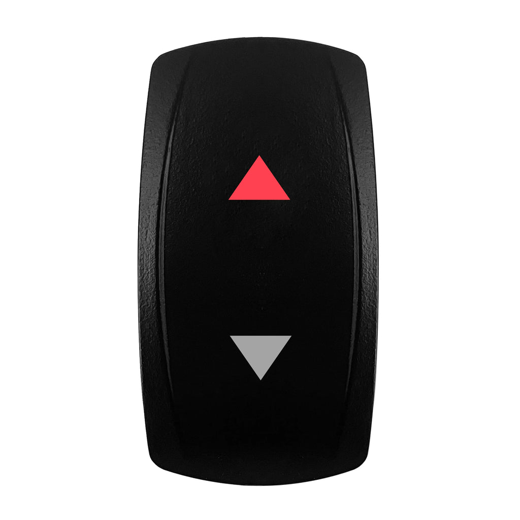 Red Led Light Rocker Switch 12V/24V SPST DPDT Toggle Switch ON OFF/ ON OFF ON Backlight Latching / Momentary Dash Panel Control