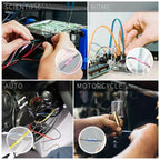 10-200pcs Heat Shrink Butt Connectors AWG 24–10 Butt Splice Insulated Waterproof Electrical Automotive Wire Crimp Terminals
