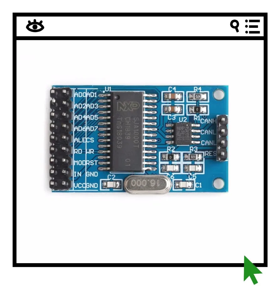 CAN communication module SJA1000 + TJA1050 CAN development board CAN bus development board