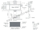 Winstar WEO012864G 31P COG Graphic SPI/I2C/6800/8080 SSD1309 3V 2.42 inch OLED Display 2.42" 128x64
