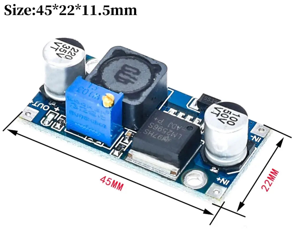 LM2596S LED Driver DC-DC Step-down Adjustable CC/CV Power Supply Module Battery Charger Adjustable LM2596 Constant Current