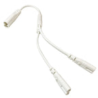 IEC 320 C8 Plug to C7 Receptacle Male to Female Extension Power Supply Main Adapter Cable White/black Color