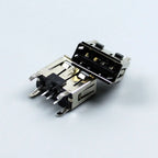 1-10PCS NEW A Type Flat Angle 180 Degree Female USB PCB Connector Socket USB Jack Plug