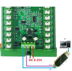 16CH DC 12V 24V Temperature Analog PT100 Resistance RS485 Collector Modbus RTU -40-500 High Temperature Acquisition Board