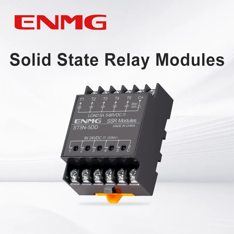 Optically Isolated Multi-Circuit Solid State Relay Module 24V DC Control DC DIN-Rail Module 220V AC PLC Output Amplifier Control