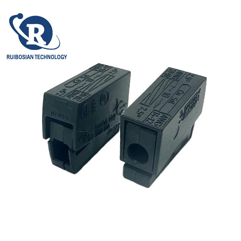 WAGO Terminal block 224-101/104/112/114/224-201 series lighting fixtures plug-in connector wire terminal whole box set