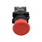 Electrical Equipment Emergency Stop Switch Rotating Reset Constant Close Push Button Control Switches 22mm Mounting Hole Machine