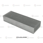 Electronic Radiator Aluminum Dense Teeth Heatsink Extruded Heat Sink Computer Water Cooling System 100/120/150/200/300x69x36MM