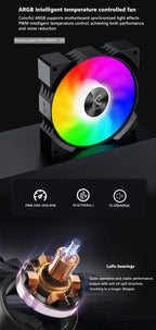 Power Train X-Gamerx Z-1300 9cm with Digital Temperature Display Four Heat Pipe CPU Air Cooler ARGB LGA1700 1200 115X AM4 AM5