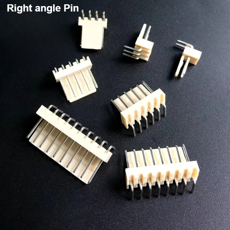 5sets KF2510 Wire Cable Connector 2/3/4/5/6/7/8/10P 2.54mm Pitch Single Head 22AWG 24AWG 26AWG with Pin Head Socket