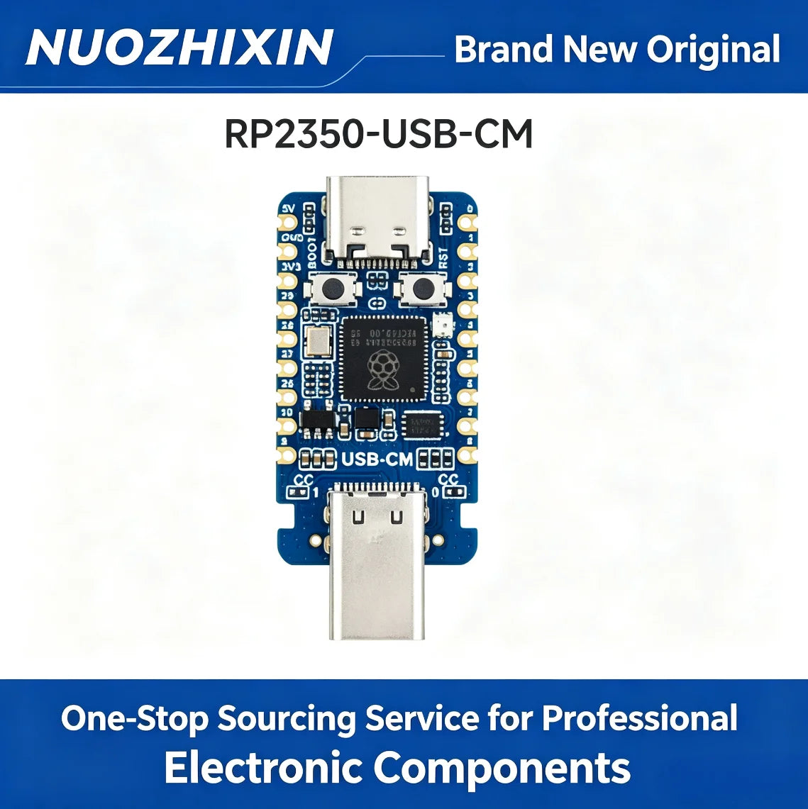Waveshare RP2350-USB-C Mini Development Board Raspberry Pi RP2350A Microcontroller Type-C Female Port Brand New Original