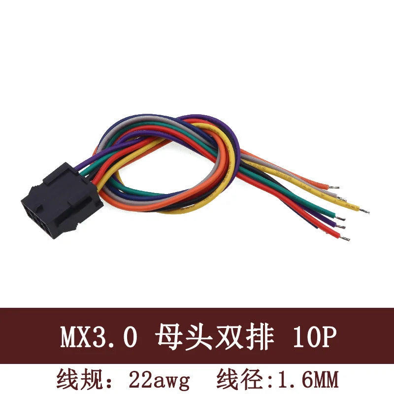 5PC Micro-fit Molex MX3.0 43025 43020 22AWG Dual Row Small 5557 5559 Male Female Air Dock Electronic Terminal Wire Cable Harness