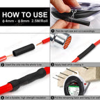 1.22M 2.5M 4:1 4-52mm Heat Shrink Tube With Glue Double Wall Adhesive Lined Wire Waterproof Marine Grade Heated Shrinkable Wrap