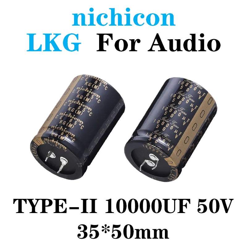 nichicon LKG 25V 35V 50V 63V 100V TYPE Super Through Audio capacitor 1000UF 2200UF 4700UF 6800UF 8200UF 10000UF 12000UF 22000UF