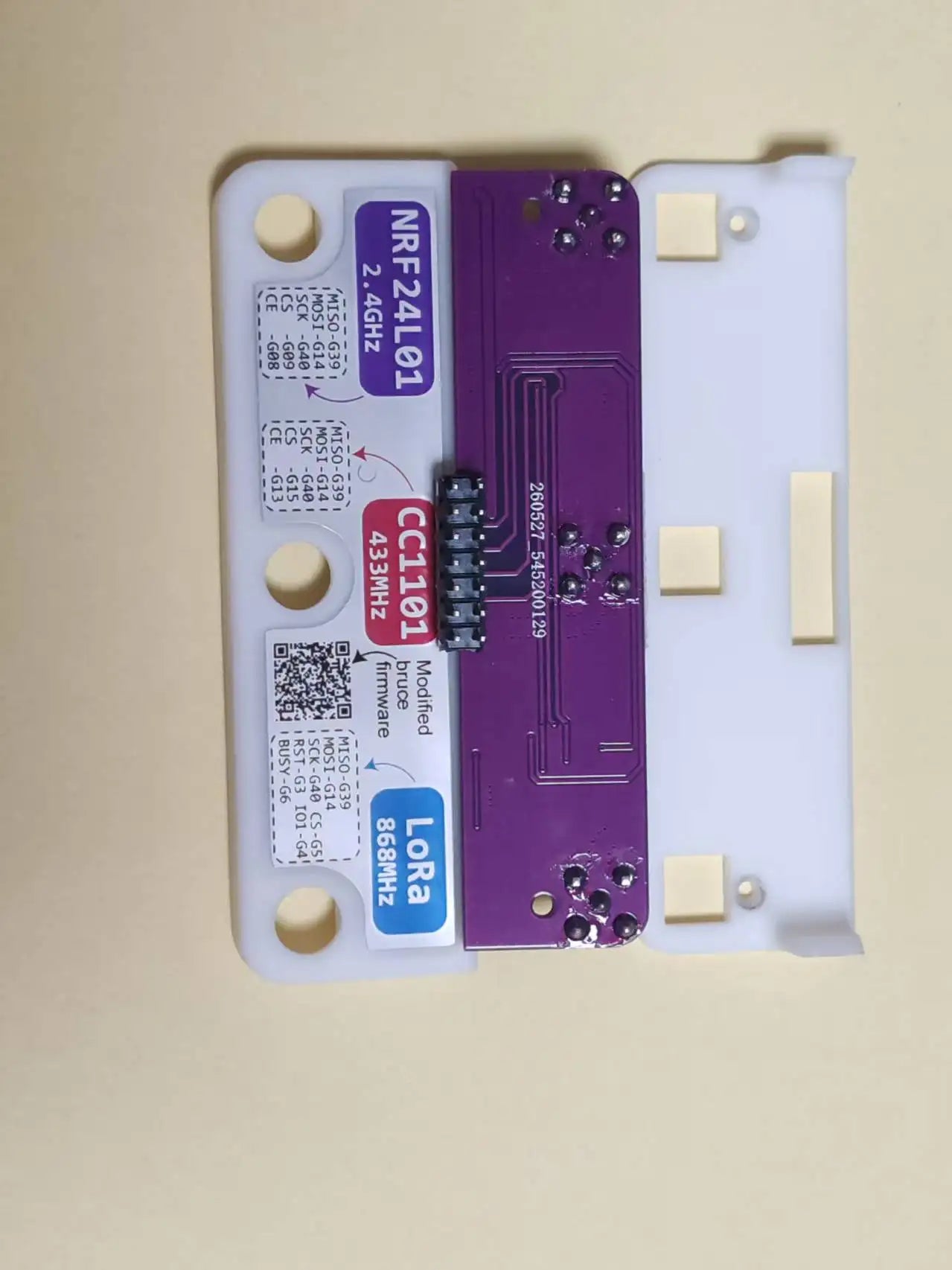 3-In-1 module Version 2.0 LoRa (850-931MHz), CC1101, NRF24L01, only compatible with M5Stack CARDPUTER ADV